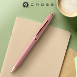 Cross Century II 2024 Spring Collection Ballpoint Pen - Smoky Pink Rose Gold Trim - Picture 2